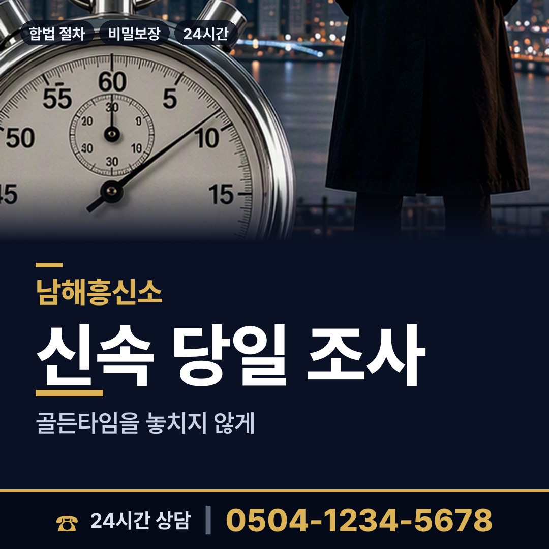 남해 서면 외도의심 상담 안내